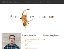 Tablet Screenshot of fullcitytechnology.com